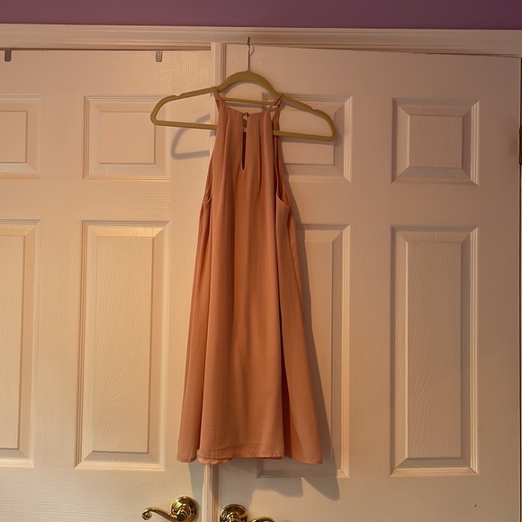 Every by Francesca’s Blush Pink Flowy Mini Dress Size XS Runs Big - Picture 4 of 5